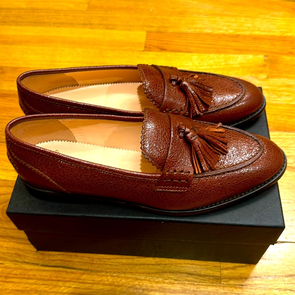 J.Crew Women’s Brand new leather loafers!